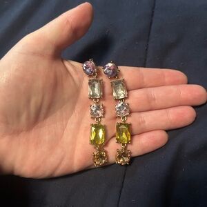 Elegant Multicolor Drop Earrings